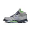 Air Jordan 5 Retro PreSchool 'Green Bean' 2022 (Unisex) Silver / Green Bean / Flint Grey Kids' Basketball Shoes DQ3735 003