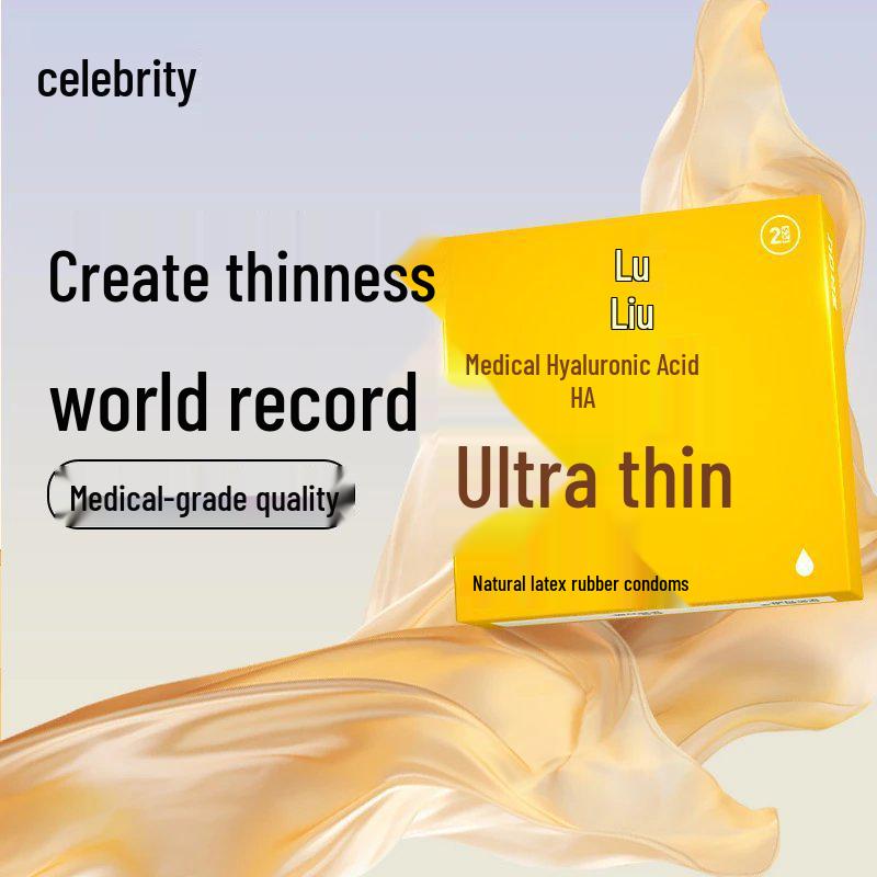 Celebrity Ultra-Thin 002 Gepunktete Kondome 10er-Pack: Ideal für Hotel- und Familienplanungsnutzung