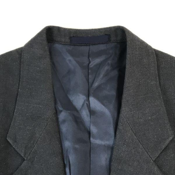 Hergestellt in Japan EMPORIO ARMANI Leinen Maßgeschneiderte Jacke Herren 44 Marineblau(GEBRAUCHT)