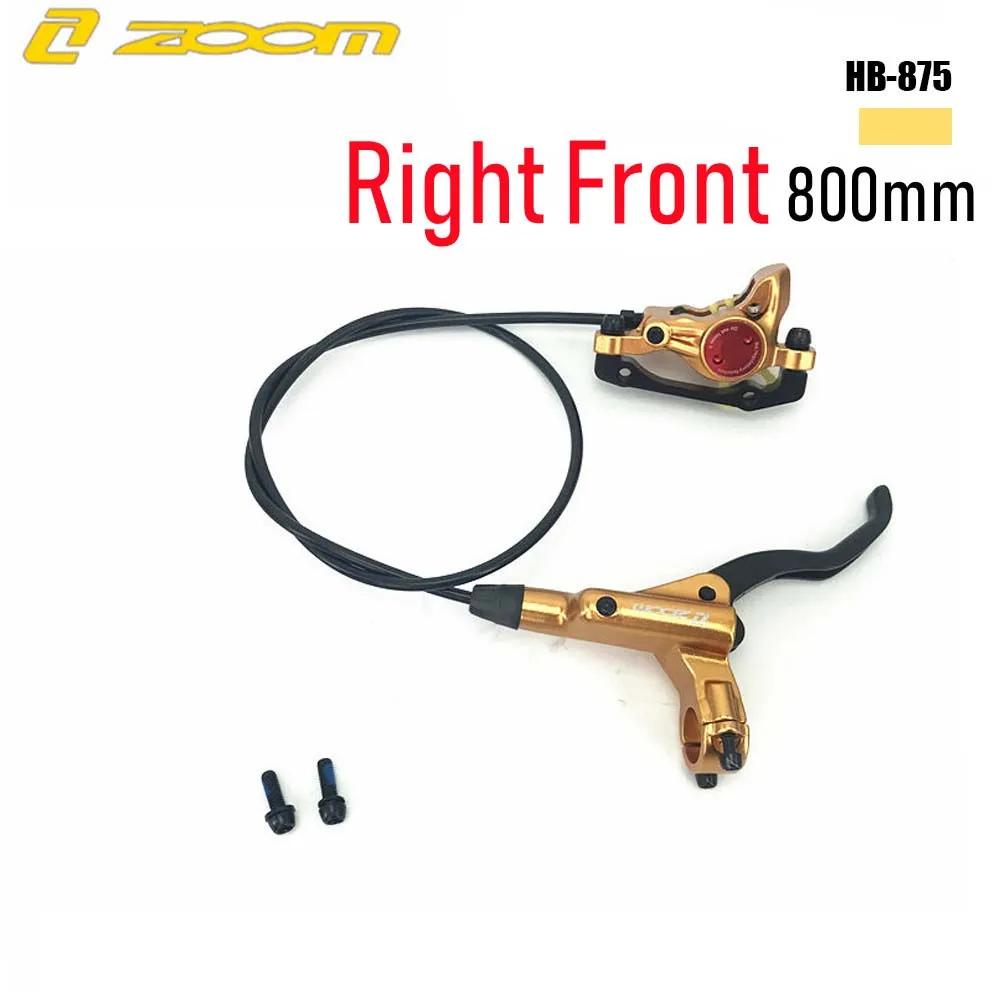 ZOOM HB875 MTB Bike Hydraulic Disc Brake Set 800/1400mm Left Front/Right Rear Mountain Bicycle Oil Pressure