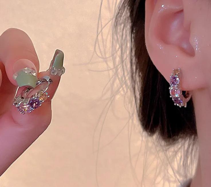 

Hoop Earrings срібний