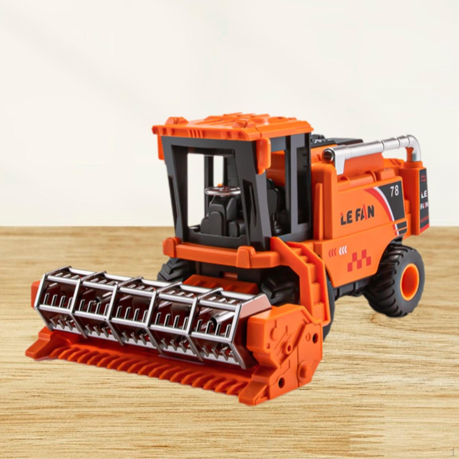 

Детская игрушка-комбайн с подвижными частями для моделирования фермы оранжевый