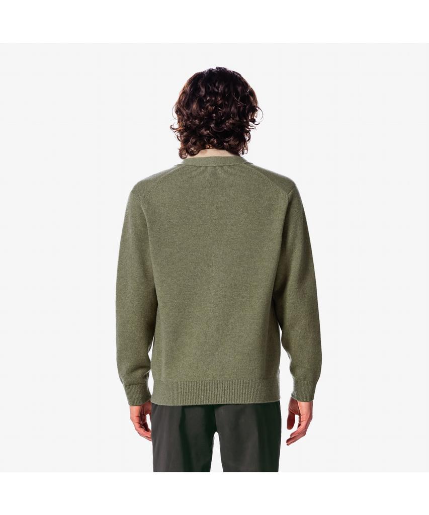 Lacoste Men'S V-Neck Wool Cardigan Ah660E-55N E9F