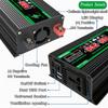 4000W Car Van Power Inverter Modified DC 12V To AC 110V/220V Charger Converter 2 USB with LED Display