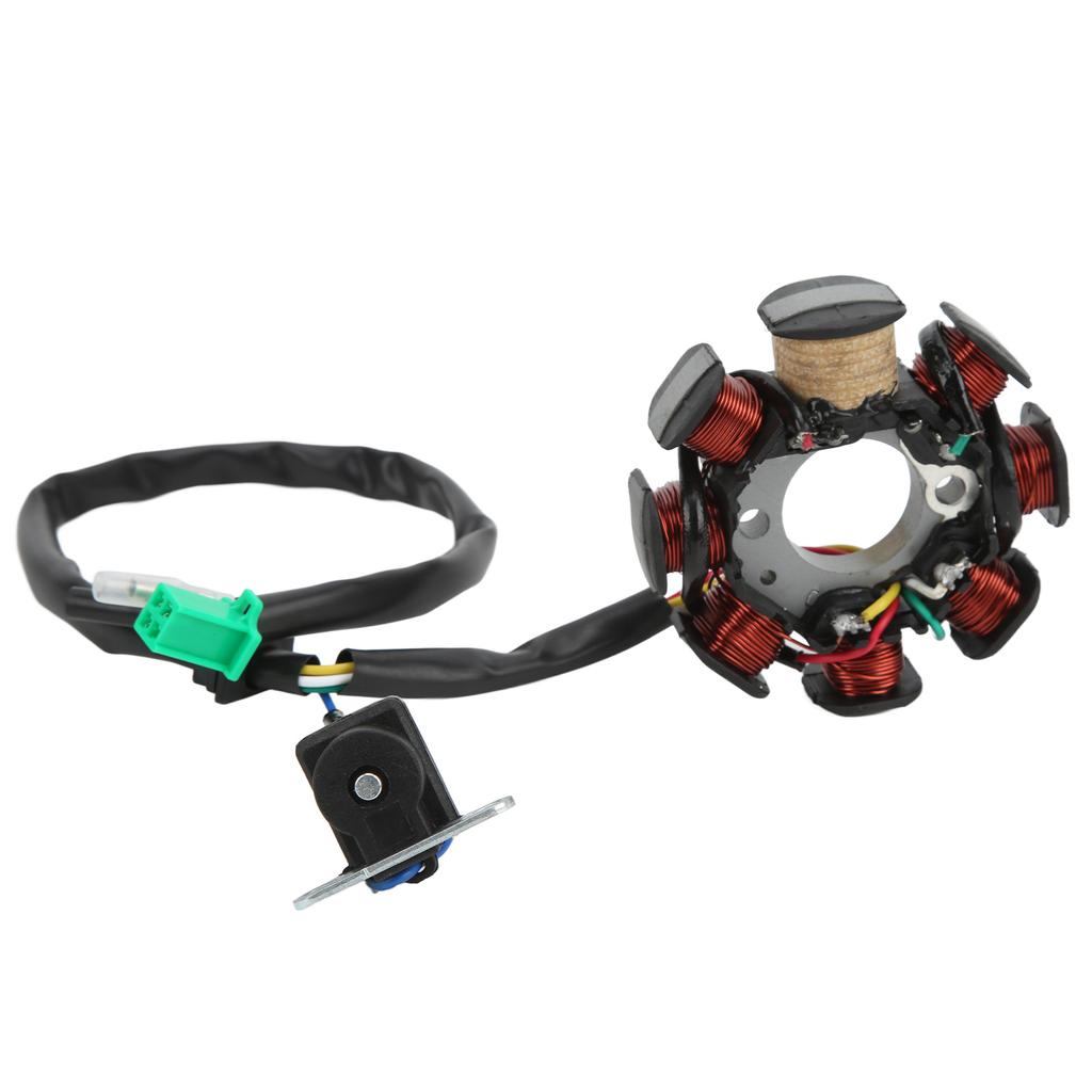 8 Pole 8 Coil Magneto Stator Ignition Generator for Chinese Scooters ATV Go Kart Moped 125cc 150cc 152QMI 157QMJ Engine