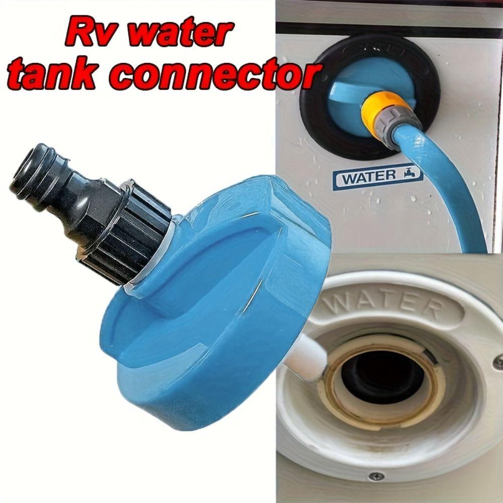 Plastic Water Tank Inlet Quick Connect Quick Hose Connector Water Inlet Filler Cap  Caravan