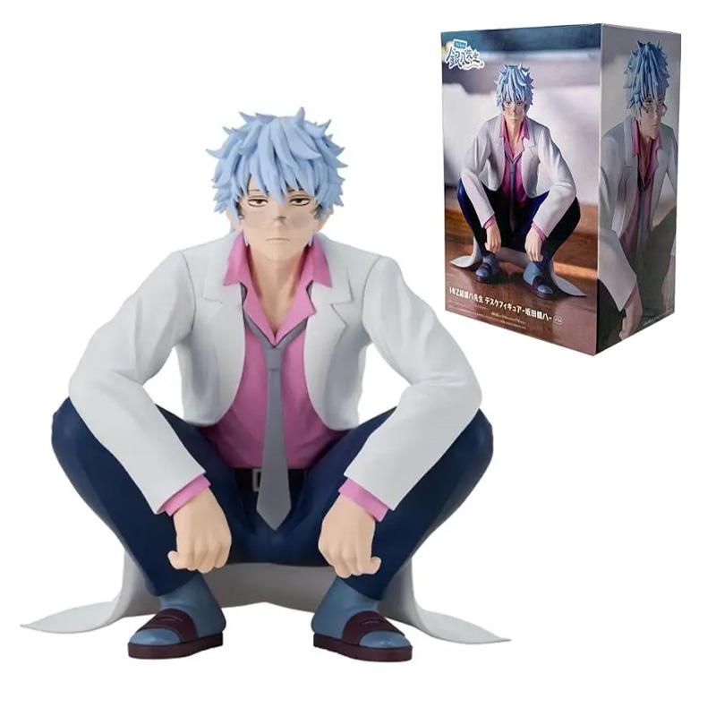 12cm Banpresto Gin Tama Hauer Position Sakata Gintoki Echte Figur Modell Sammlerfigur Schreibtischornament