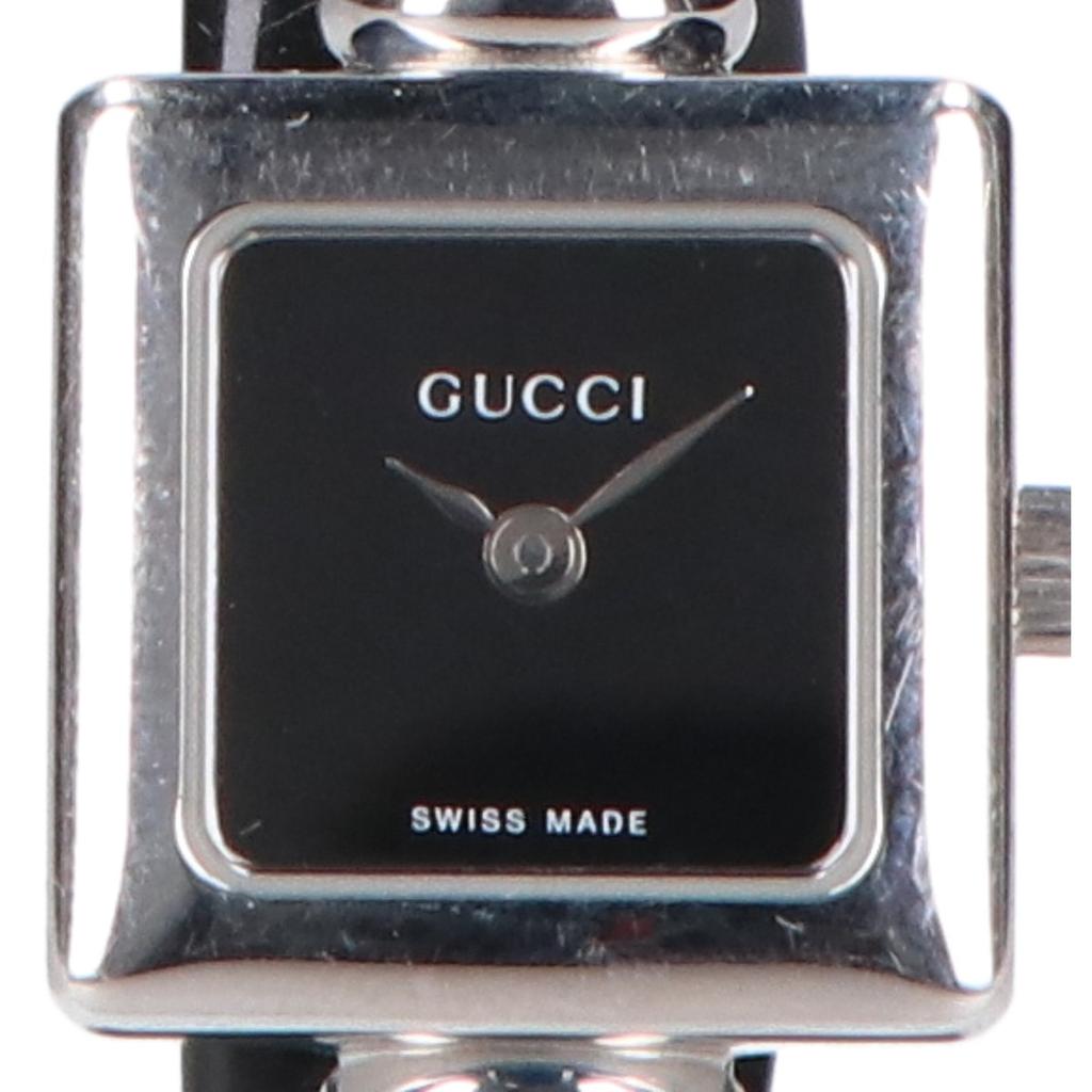 GUCCI 1900L Swearface Quartz Bangle Watch/ Watches SilverUsed