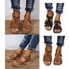 Grenzüberschreitende Mode im römischen Stil Vintage Damen-Sandalen mit weicher Sohle und bequemem Keilabsatz