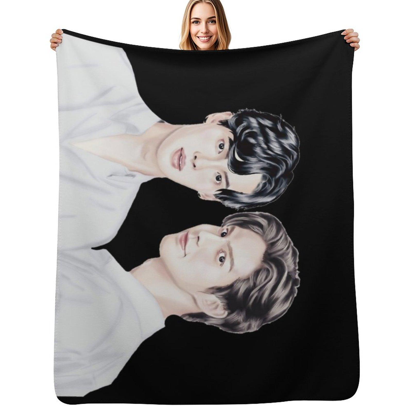 Brightwin fansart Throw Blanket Men s Soft Warm Throw Blanket for Couch Size: 75*100cm, Weight: 230 GSM