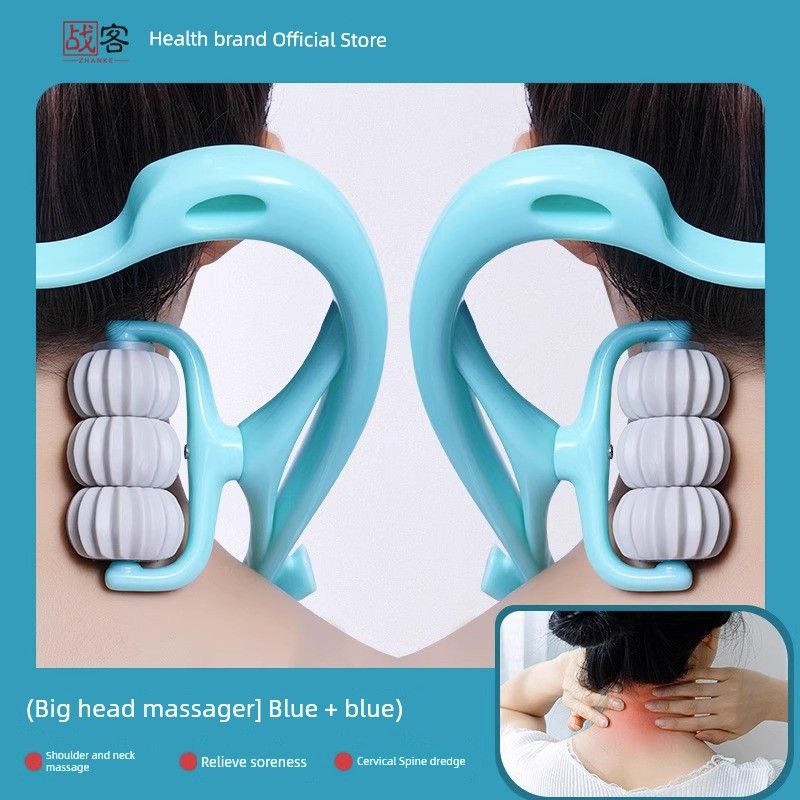 Six-Wheel Roller Neck Massager Manual Size Leg Integrated Multifunctional Kneading For Home Shoulder and Neck Neck Massager