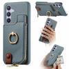 For Samsung Galaxy S25 Case RFID Blocking Phone Wallet Cover Supports Magnetic Car Holder