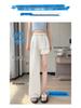 Summer 2026 Ice Silk Cotton-Linen Wide-Leg Sun Protection Pants - Women's Casual Thin Yamamoto Style