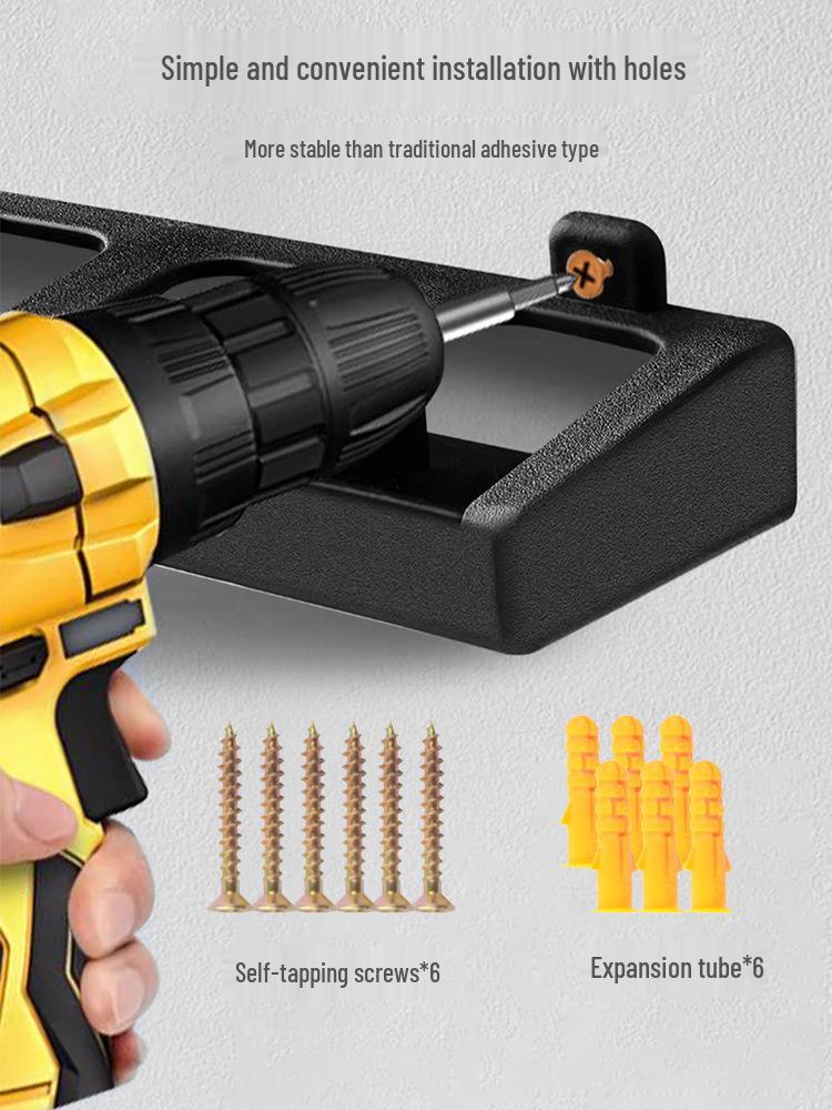 Fishing Rod Wall-Mount Display & Storage Rack, Hole-Free Design