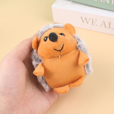 Peluche Carino Riccio Giocattolo Animale Cartone Animato Ciondolo Bambola Morbida Ripiena Portachiavi Zaino Borsa Auto Portachiavi Decorazione Regalo Bambino