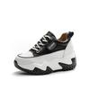 Autumn and winter new women's shoes little white shoes platform muffin small inner height increase casual sports shoes
