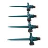 4pcs Garden Sprinklers Professional Efficient 360 Degree Automatic Rotating Lawn Sprinkler for Yard Patio Outdoor Garden