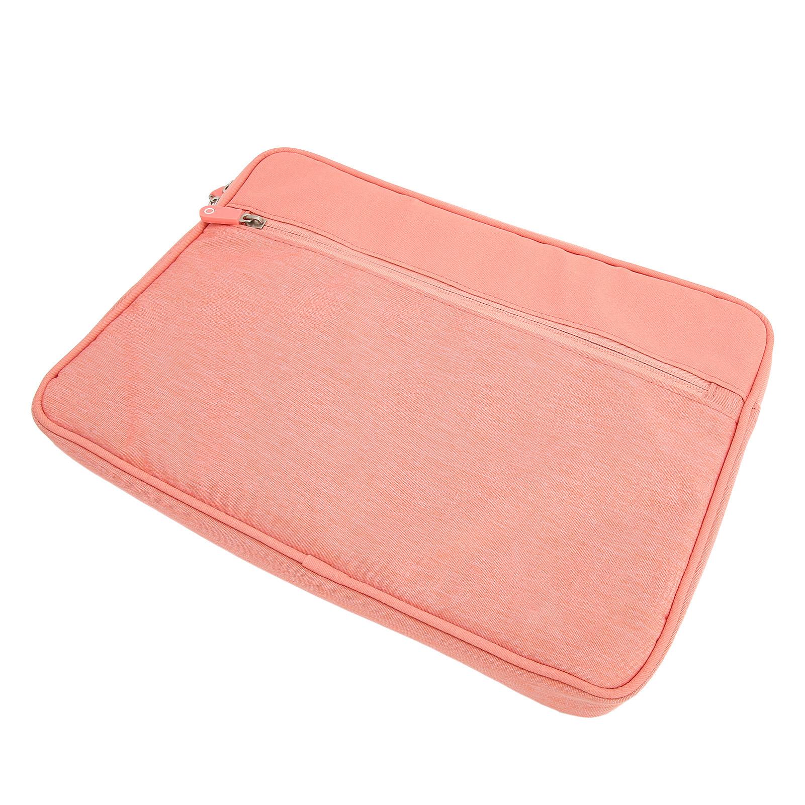 Laptop Bag Pink Portable Large Capacity Simple Waterproof Laptop Briefcase Bag Carrying Handbag For 14in Laptop