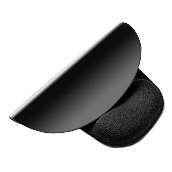 Podložka pod myš - EWENT - Ewent s gelovou opěrkou zápěstí - Černá - Ergonomická - Gel