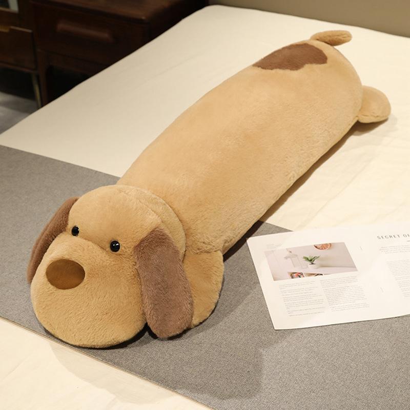 Dog throw pillow plush toy doll big dog doll cute children soothing rag doll girl gift