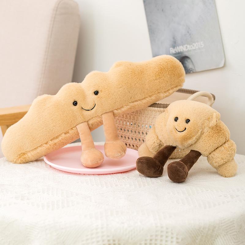 Creative Cute Pendant Bread Story Plush Toy Snack Pillow