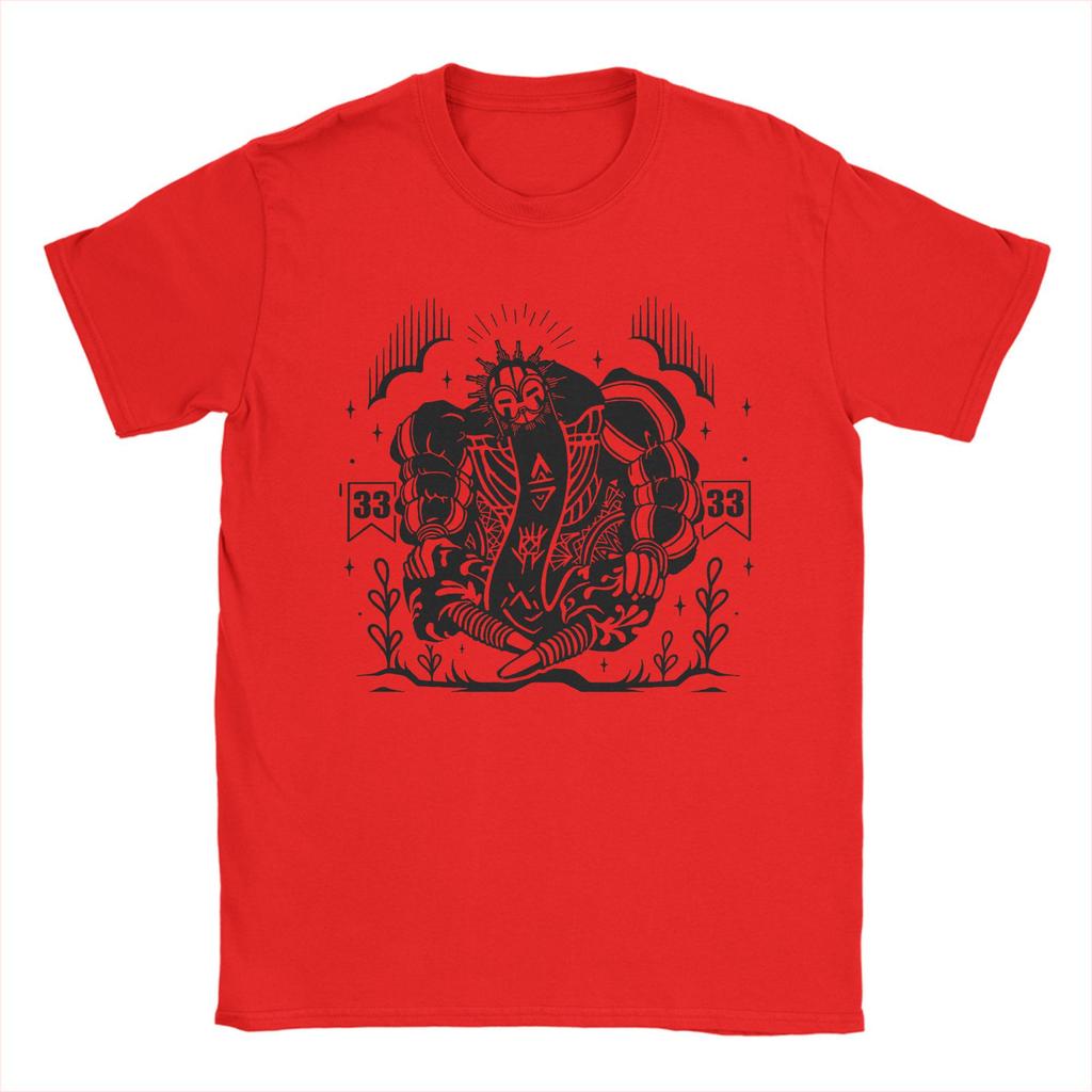 Herr Esquie Clair Obscur Expedition 33 T-shirts Vintage Kortärmad Rundhalsad T-shirt Kläder Bomull