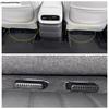 4PCS Under Seat Air AC Conditioning Vent Outlet Dust Cover Protection Frame Interior Accessories For Xpeng G6 G9  2024 2025
