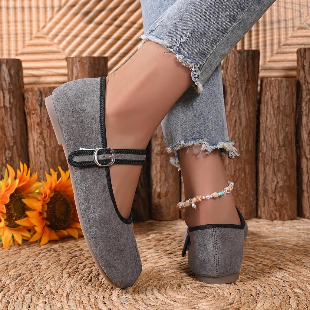 Designer Japanese Tabi Ninja Shoes Women Retro Suede Flats Split Hoof Toe Boat Shoes Femme Mary Jeans Mocasines Ballerina Shoe