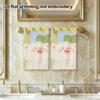 Smiling Cat Sunflower Hand Towel, Super Absorbent Bathroom Towel