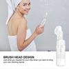 Mousse Foams Bottle Brush Head for Facial Cleanser with 3Pcs Empty Bottles