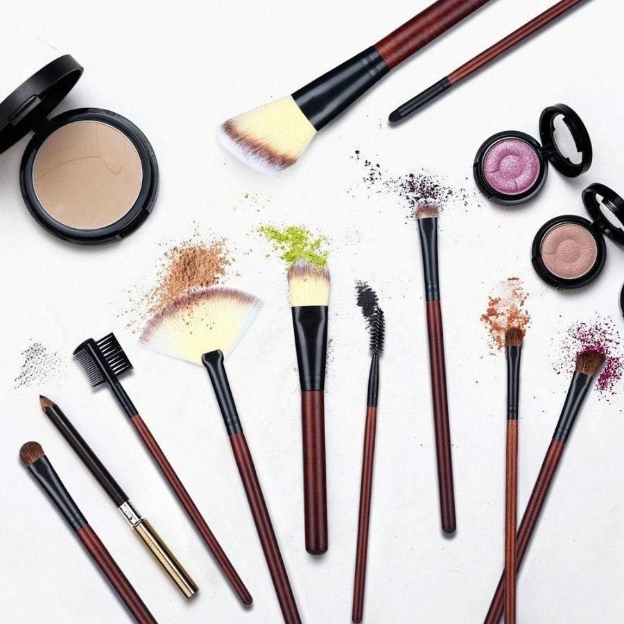 26Pcs Red Makeup Brushes Set, Eyeshadow Brushes, Professional Makeup Brushes,makeup Artists Brushes