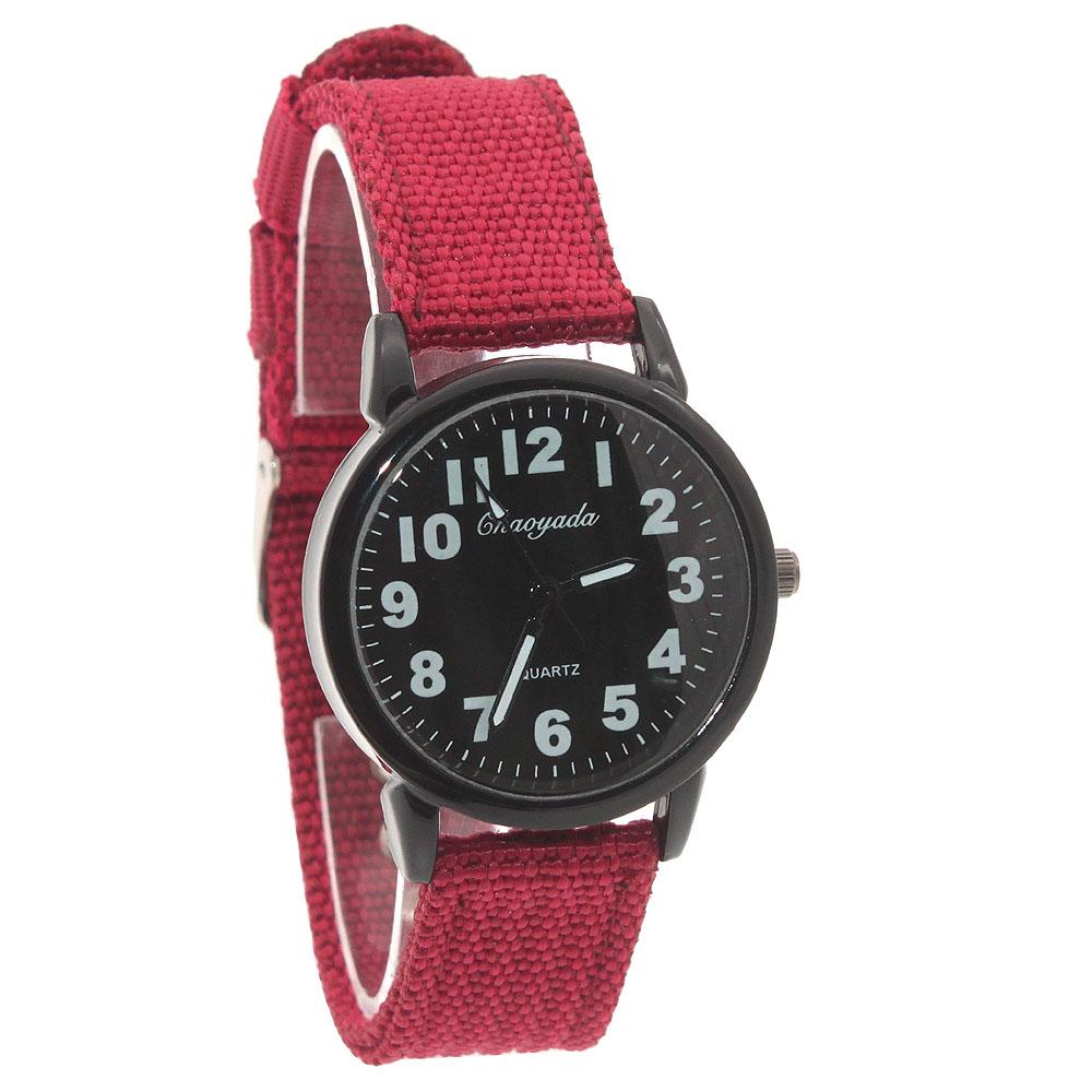 High Quality Military Fabric Nylon Band Student Boy Girls Watches Analog Men Women Quartz Wrist Watches Cheap Watches U92