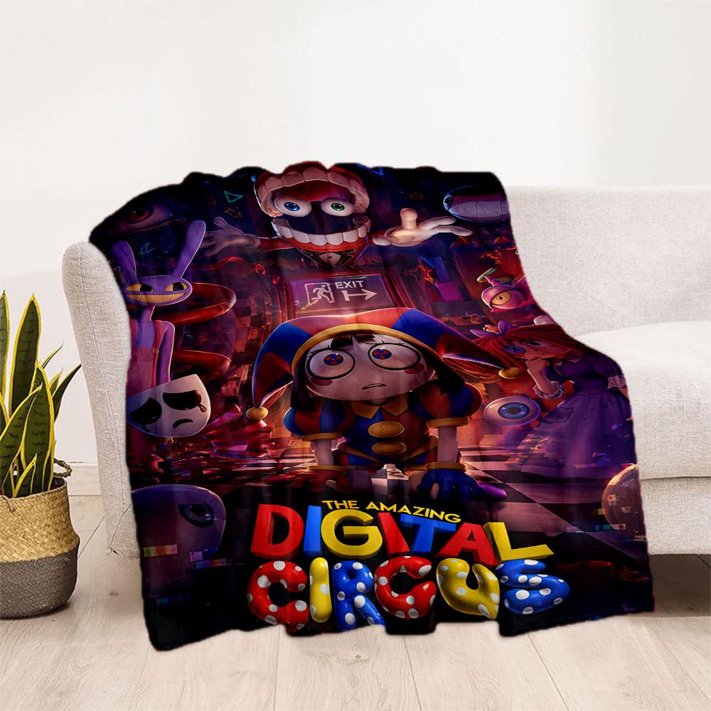 Digital Circus Blanket Ultra-Soft Great for Sofa Couch Bedding for All Seasons Modern Style Unique Gift for Family and Friends Camping