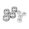 RC Wheel Rim Hub Aluminum Alloy for WPL Fj40 C14 C24 B14 B24 B16 B36 1 16 Model VehiclesSilver