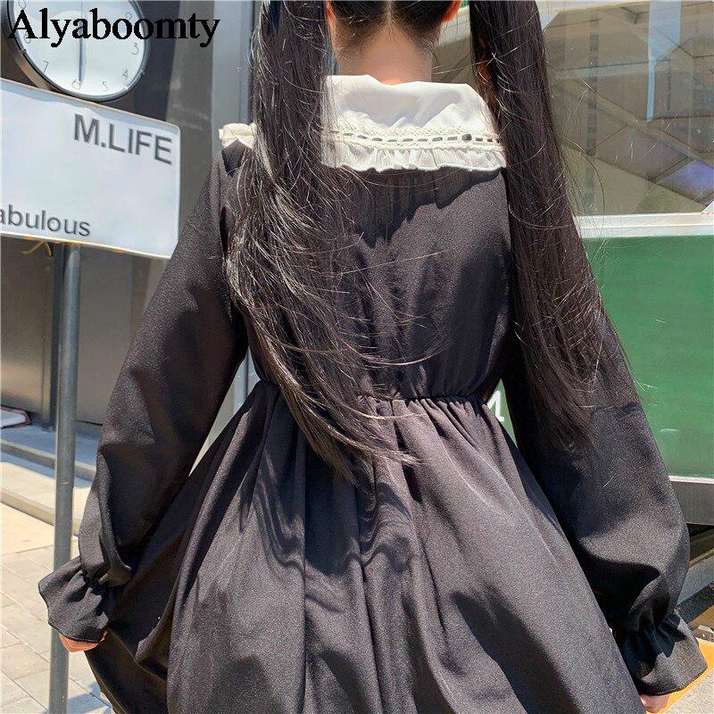 Buy Japanese Lolita Style Autumn Spring Women Princess Dress ...
