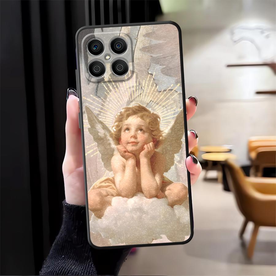 

Чехол для Honor X6 90 Magic5Lite X5b X9a 200 400 Lite X7 X8 8X 70 Funda Чехол для телефона Милый Ангел Honor X6b