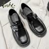 Chaussures Mary Janes à talons épais style britannique Bottes modernes 2024 Nouvelle Collection Tout-match Style coréen Plateforme Chaussures pour femmes Mode Printemps Automne