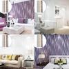 Modern Stylish Gray Wave Stripe Wallpaper For Living Room And Tv Background Decor
