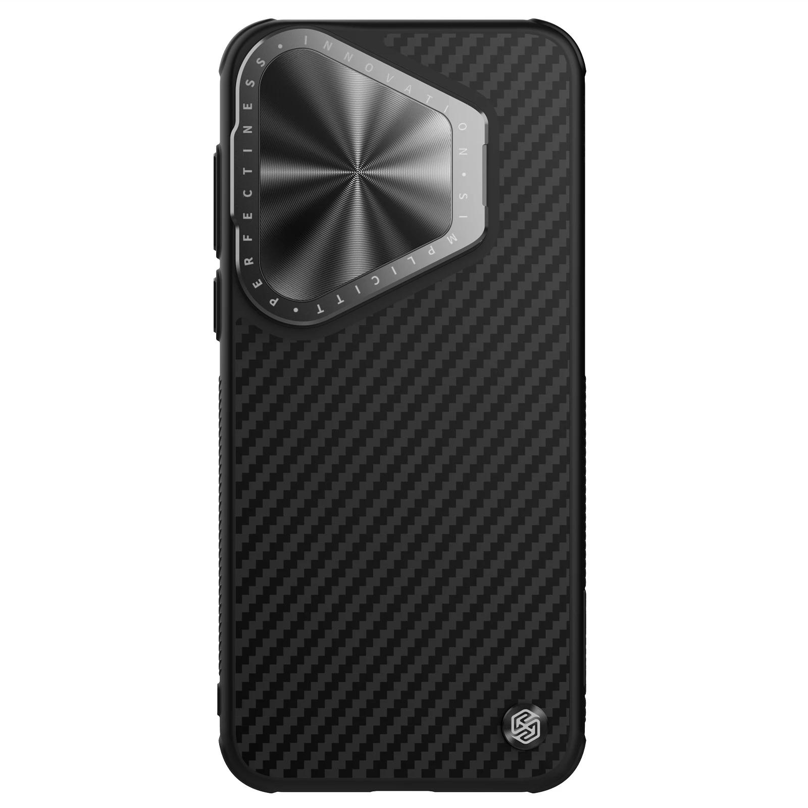 Nillkin for Huawei Pura 70 Ultra Case Carbo Prop Magsafe Magnetic Lens Camera with Stand Protection Back Cover Huawei Pura 70 Ultra