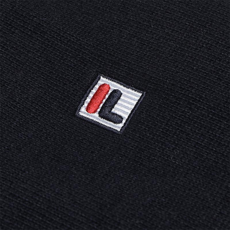 Fila Heritage Simple Classic Versatile Comfortable Structured Logo Knit Hoodie Women Hoodies Legendary-Blue F11W548201FNV