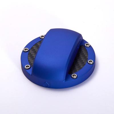 Deff DIEF BMW/MINI Aluminum Chunks Refueling Cap Cover Blue