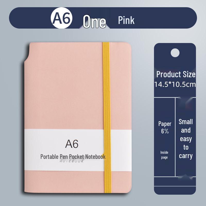 A7 Mini Portable Notebook Diary - Student Memo & A6 Pocket Journal, Customizable A7