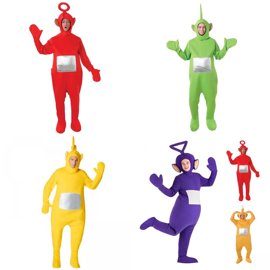Fun Teletubbies Costume Polyester Bodysuit With Headpiece!