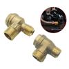 2 Port Brass Male Threaded Check Valve Connector Tool For Air Compressor For Oil-free Air Compressor Home Garden Tools Workshop