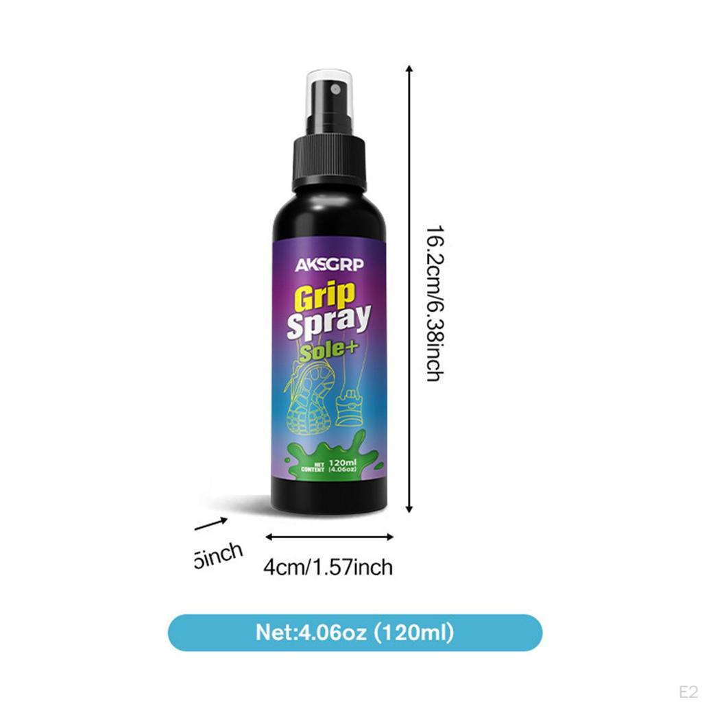 Shoe Grip Spray 120ml for Athlete Anti Slip Shoes Protect Soles Basketball