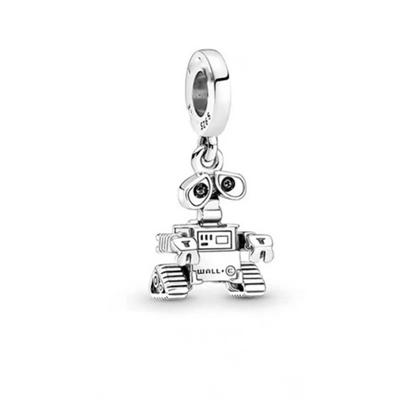 S Charm Copper Wall-E Pendant Charms Beads Fit Original Bracelet Diy Birthday Jewelry Gift