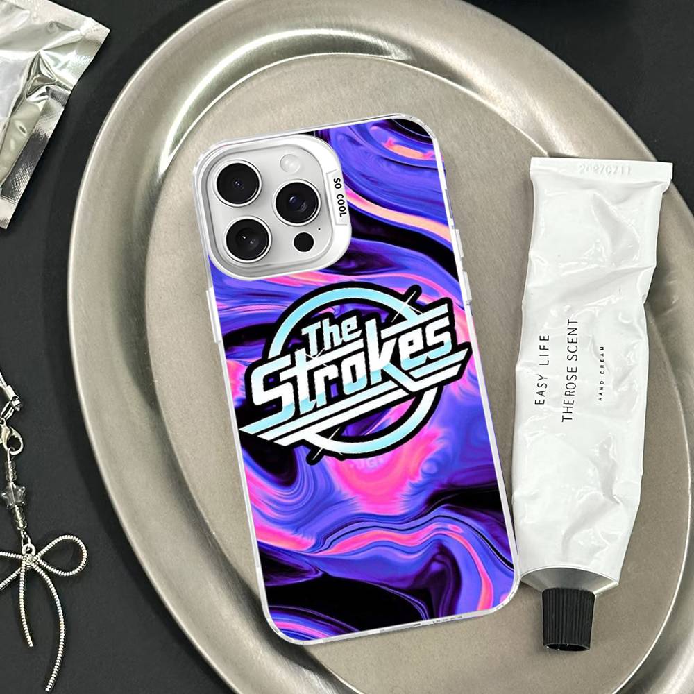 Classic Famous Rock Band The S-strokes Phone Case For IPhone 17 16 15 14 13 Pro Matte Shockproof Back Anti Fall Matte Cover