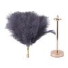 Decorative Table Lamp 30PCS Feathers USB Rechargeable Light Touch Control Desk Light Built In