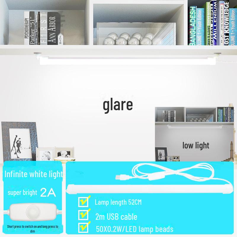 **LED USB Rechargeable Magnetic Desk Lamp**: Ideal for Dorms, Study Areas, and Reading. Perfect for College Students’ Desks.