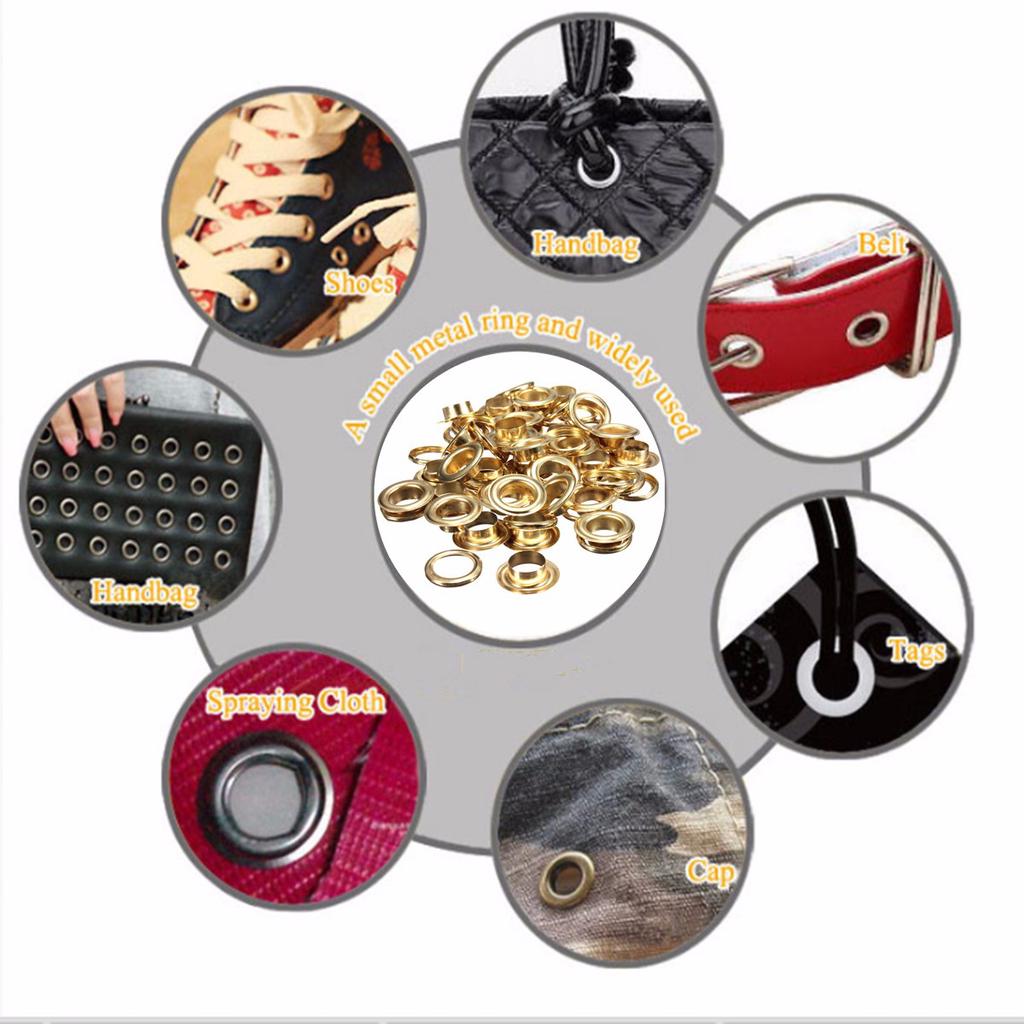 3mm-12mm Tarpaulin Clothes Leather Craft Flower Punch Hole Eyelet Puncher Tool